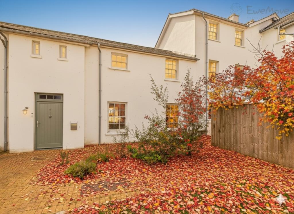 Virtually staged autumn scene