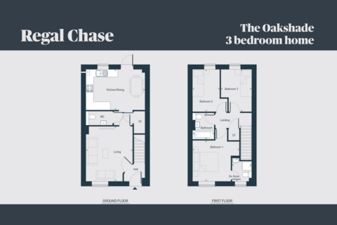 3 bedroom terraced house for sale, Plot 75, The Oakshade at Regal Chase, Regal Chase SP6