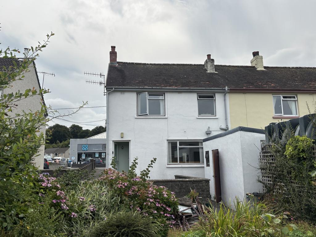 Rear of property