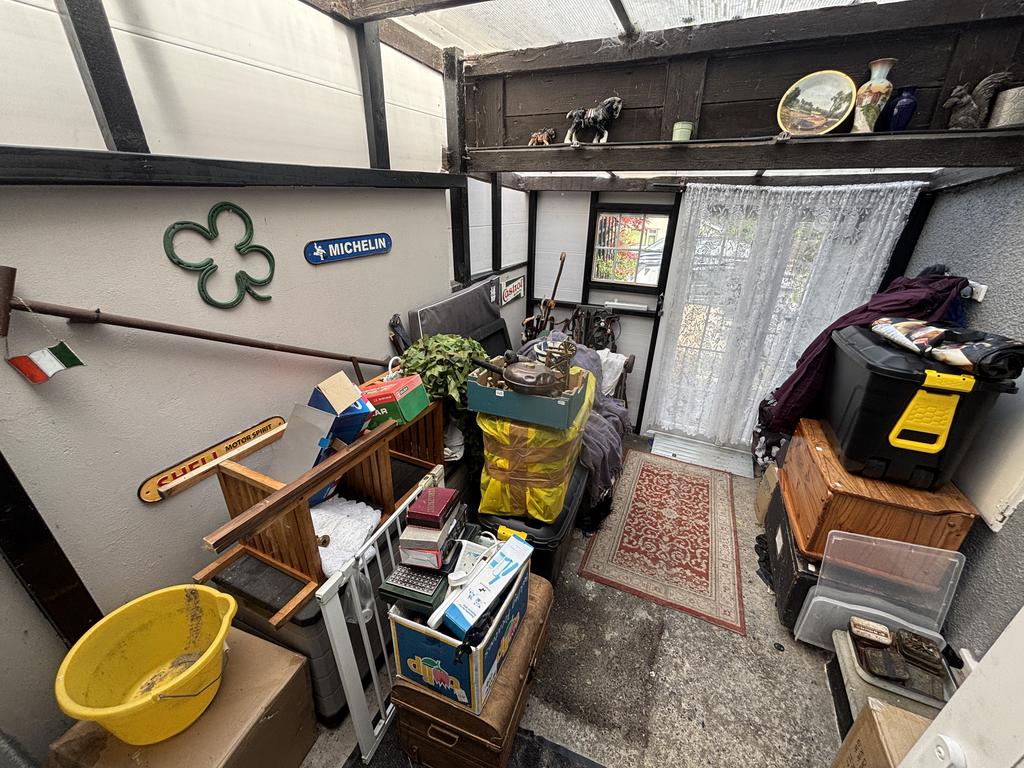Former car port (now boot room)
