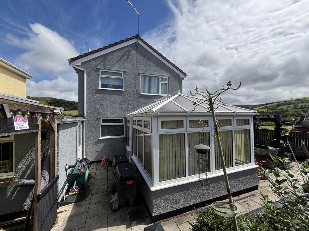 Rear of property