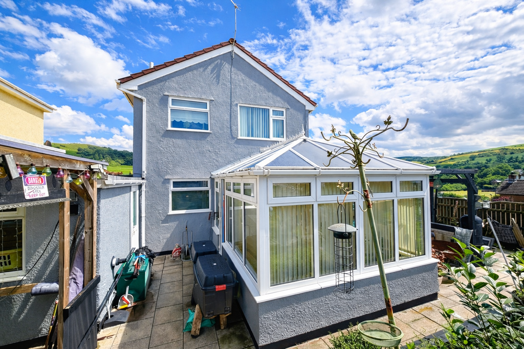 Rear of property