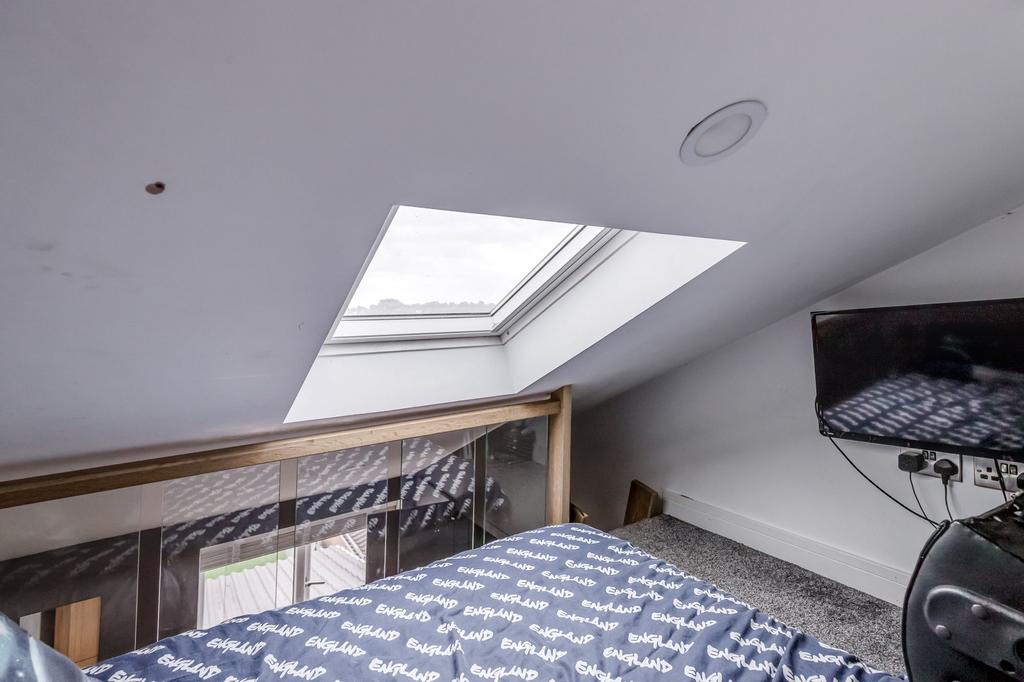 Upstairs bed