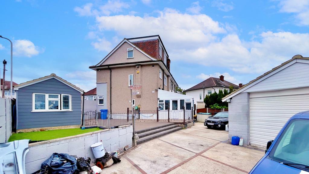 House exterior, off-street parking