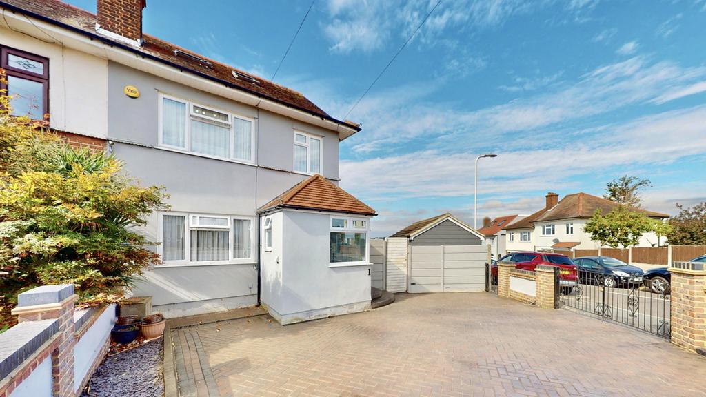 House exterior, garage