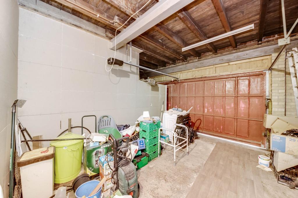 Integral double garage