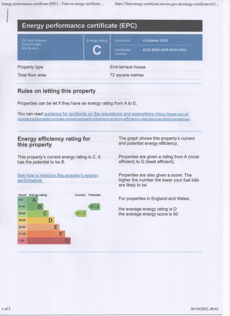 Energy Performance Certificate