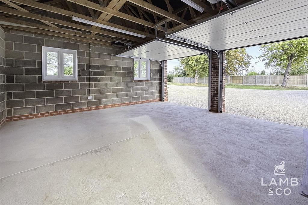 Double garage