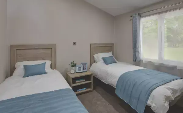 7.willerby Clearwater Twin Bedroom