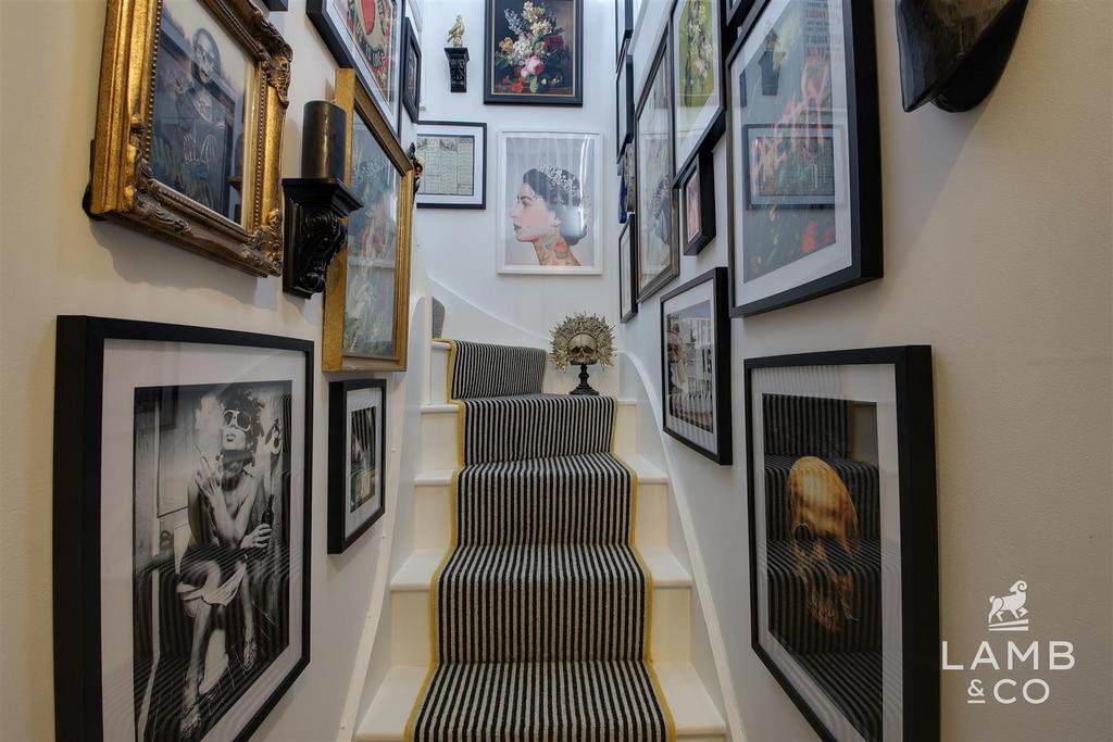 Stairs to first floor