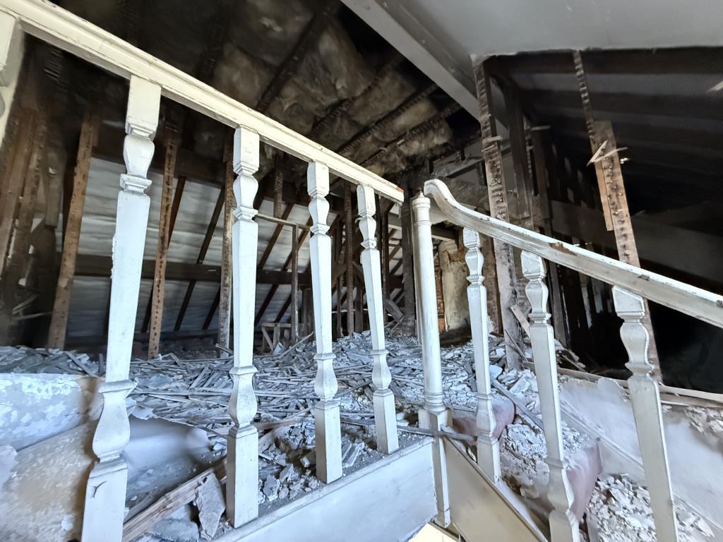 Attic space, second floor