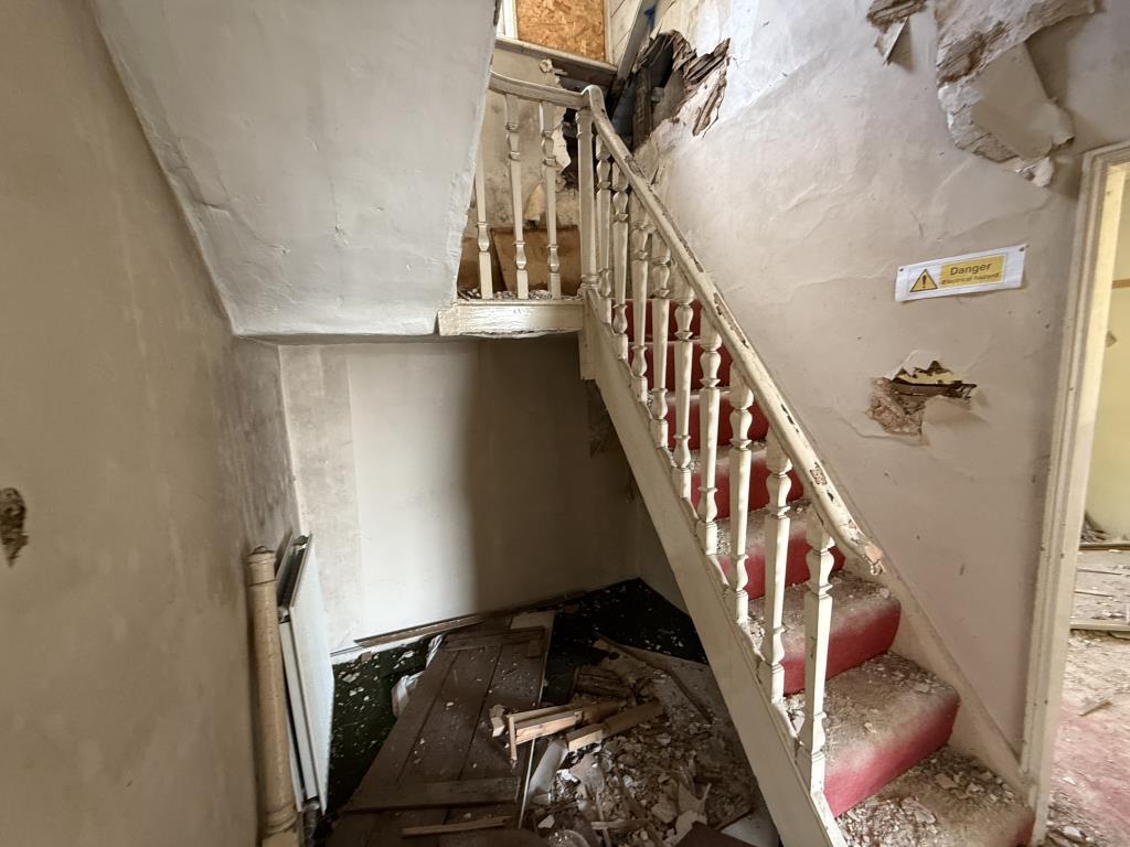 Stairs to attic space