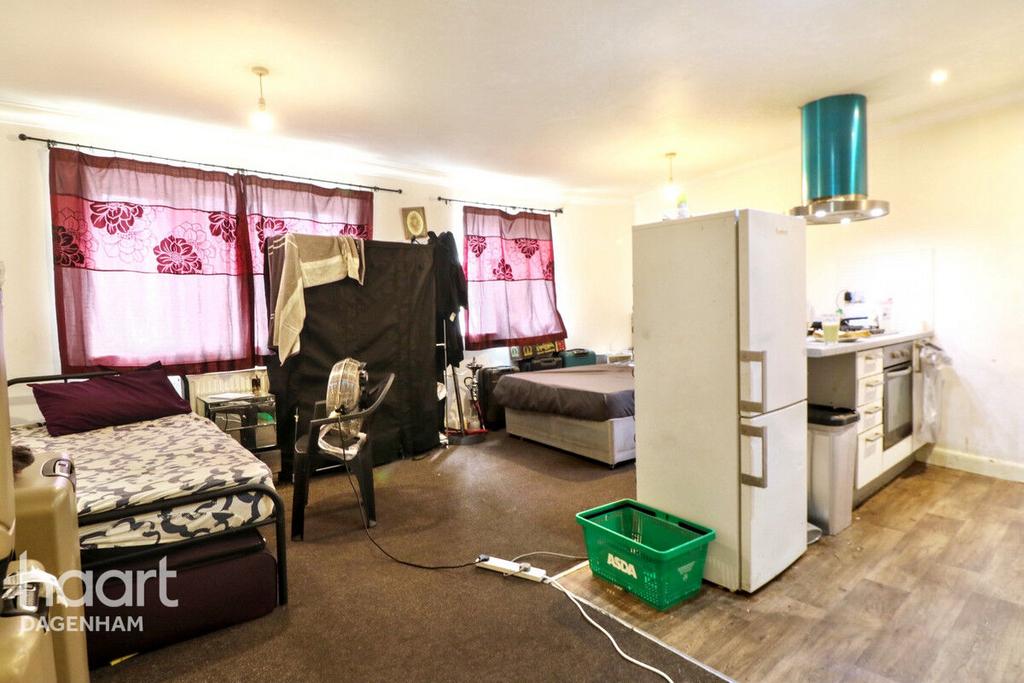 Studio apartment interior, studio