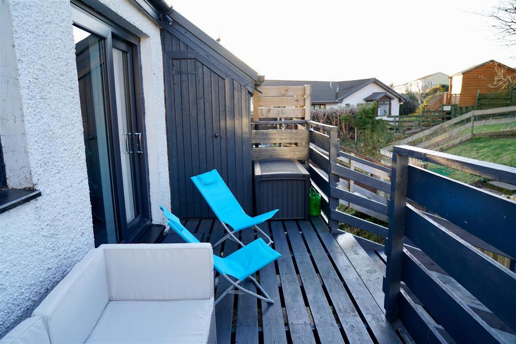 Elevated Rear Deck