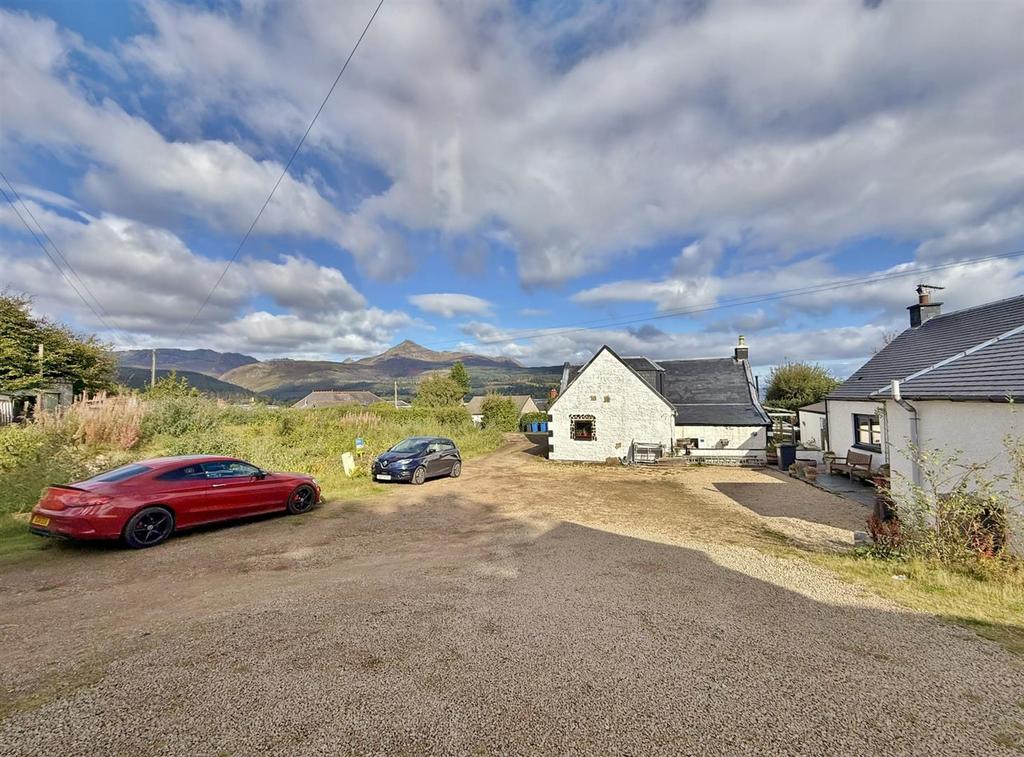 View from the front door to Goatfell