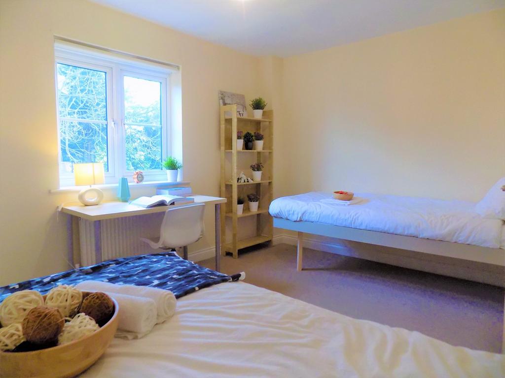Bright and welcoming double bedroom featuring t...