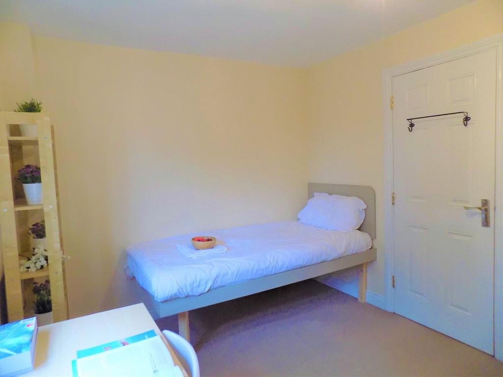 Bright and tidy single bedroom featuring a comf...