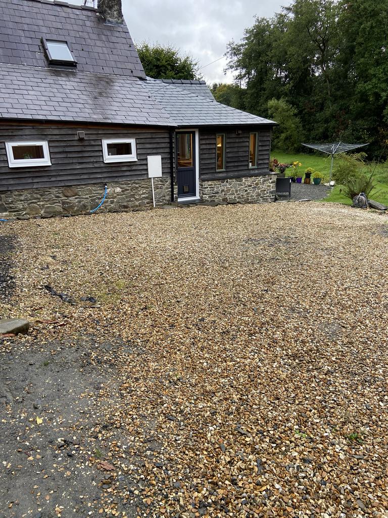 Rear of property