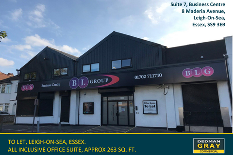 Office to rent, 8 Madeira Ave Leigh On Sea SS9 3EB