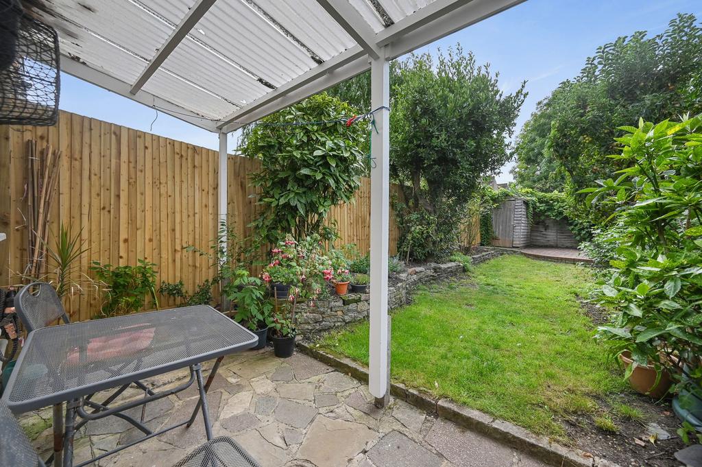Patio view, garden