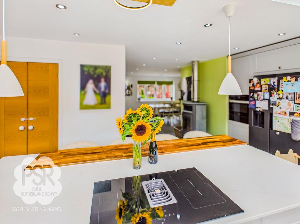 Open Plan Kitchen Area and Pantry
