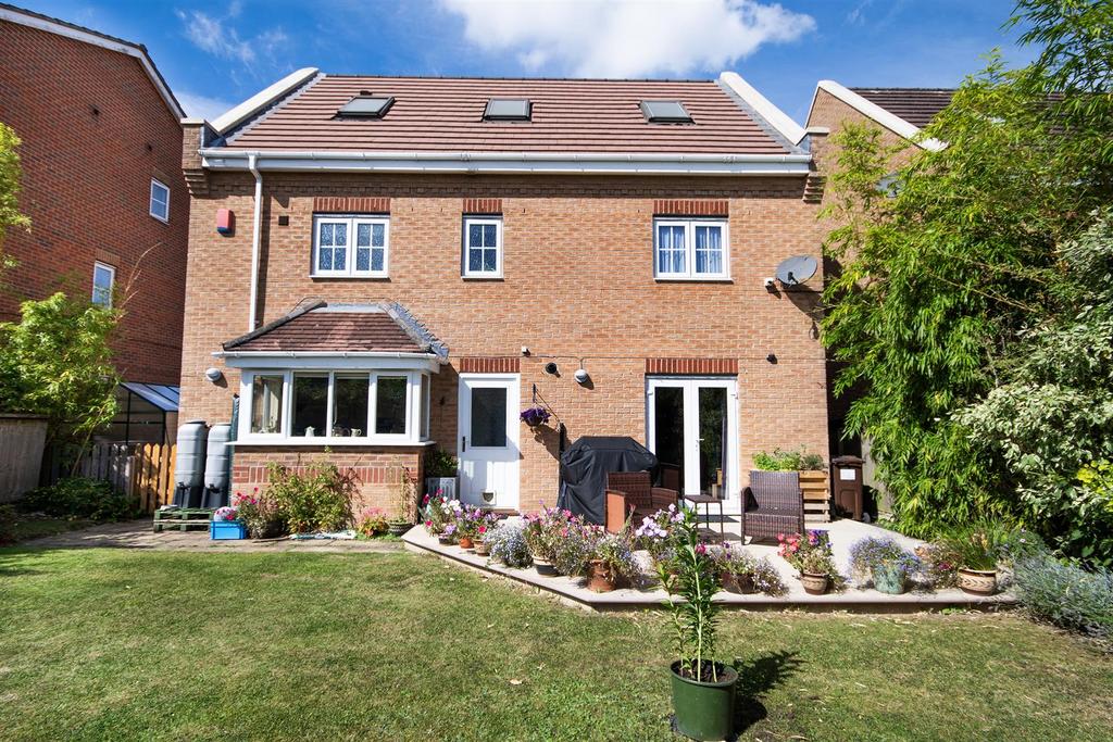 Rear of property