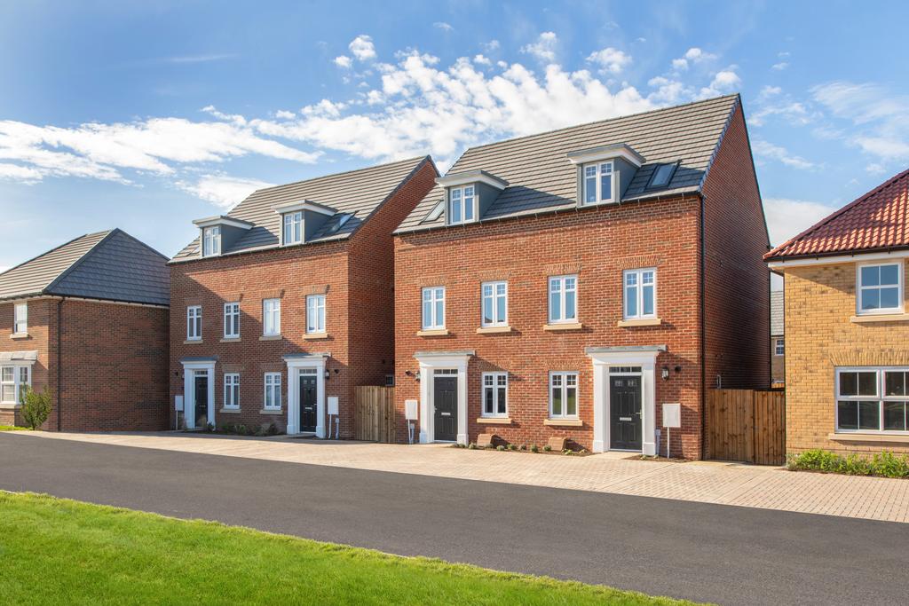 Outside view 3 bedroom semi detached Greenwood...