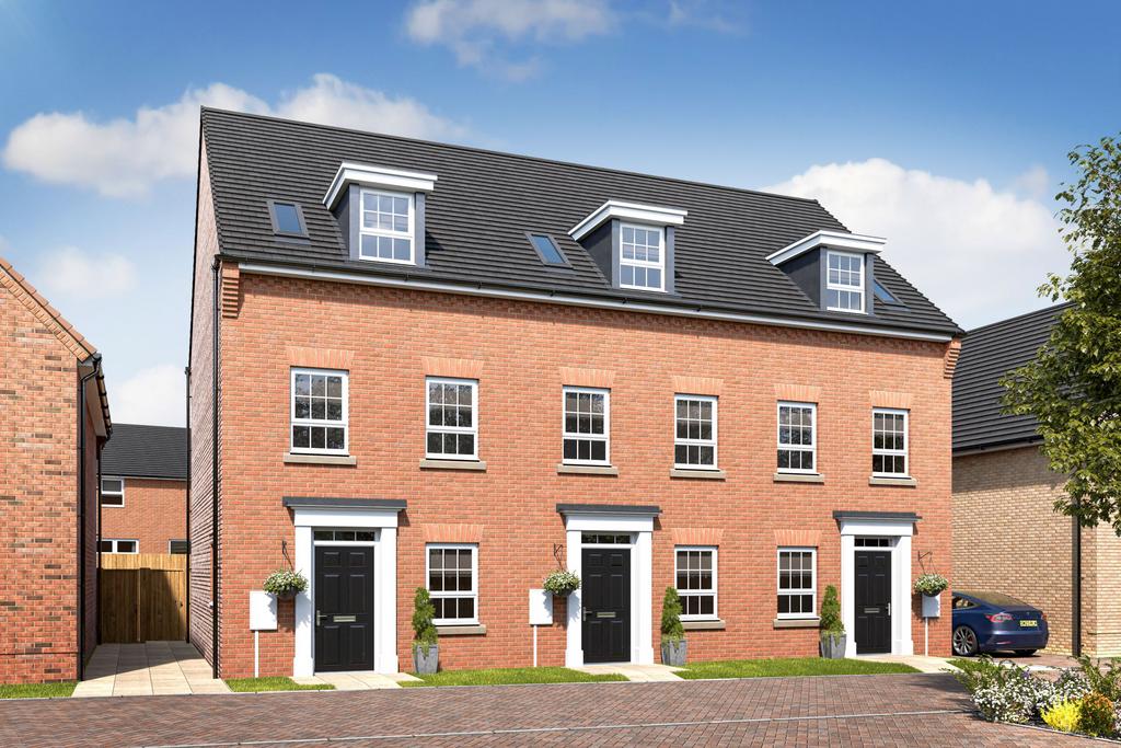 CGI view of Greenwood homes