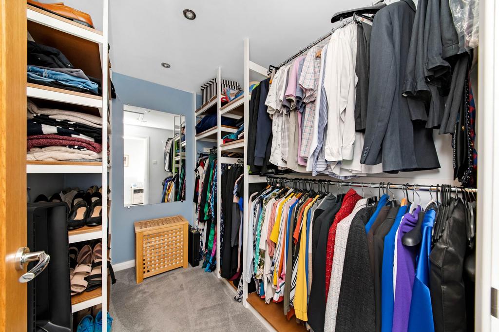 Bedroom one walk in wardrobe