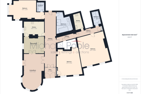 3 bedroom flat for sale, Regency Mansions, Newcomen Terrace