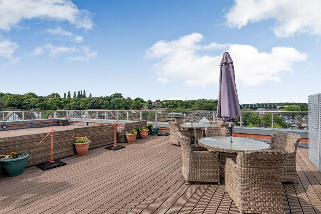 Roof terrace view, roof terrace