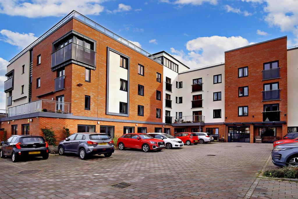 Apartment building facade, block of apartments