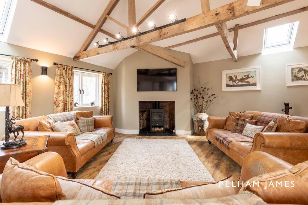 Sitting Room, Owl Barn, Lower Leesthorpe