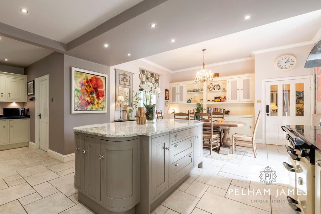 Kitchen/Breakfast Room, Tickencote House,...