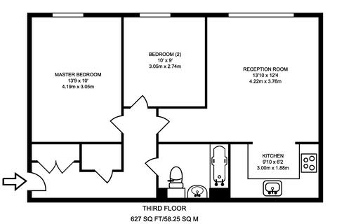 2 bedroom flat for sale, Oyster Wharf, Lombard Road, London, SW11
