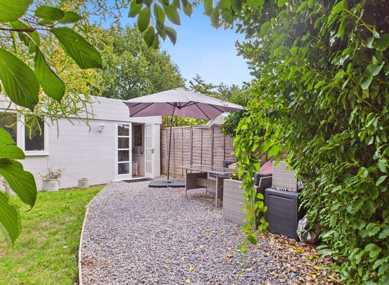 Garden seating area