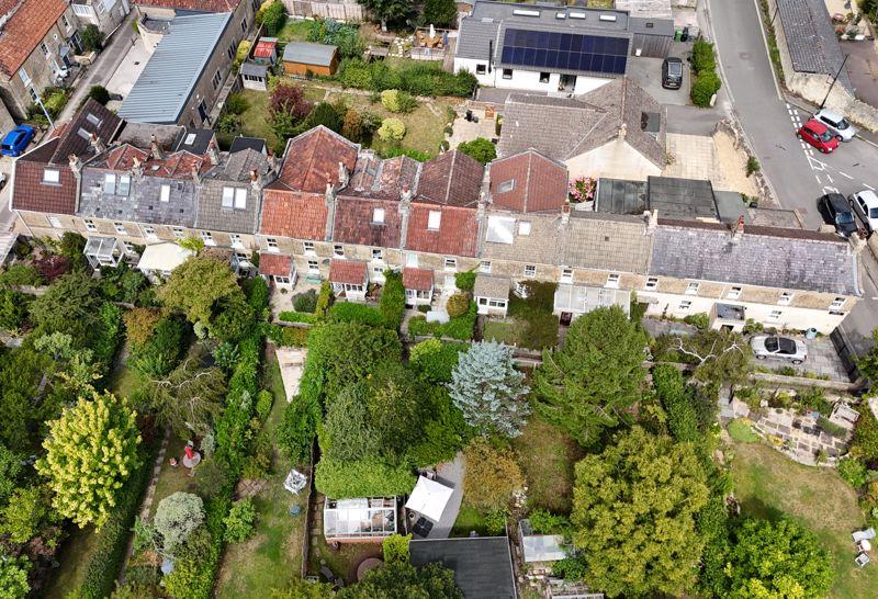 Aerial view of the