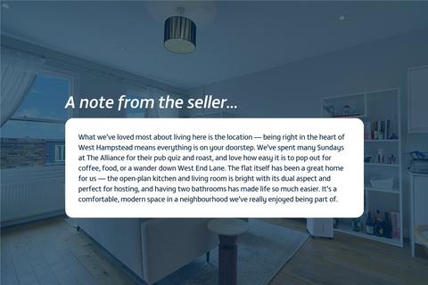 2 bedroom flat for sale, Mill Lane, West Hampstead, London, NW6