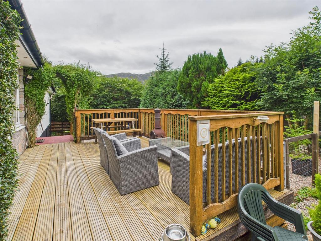 Decked terrace