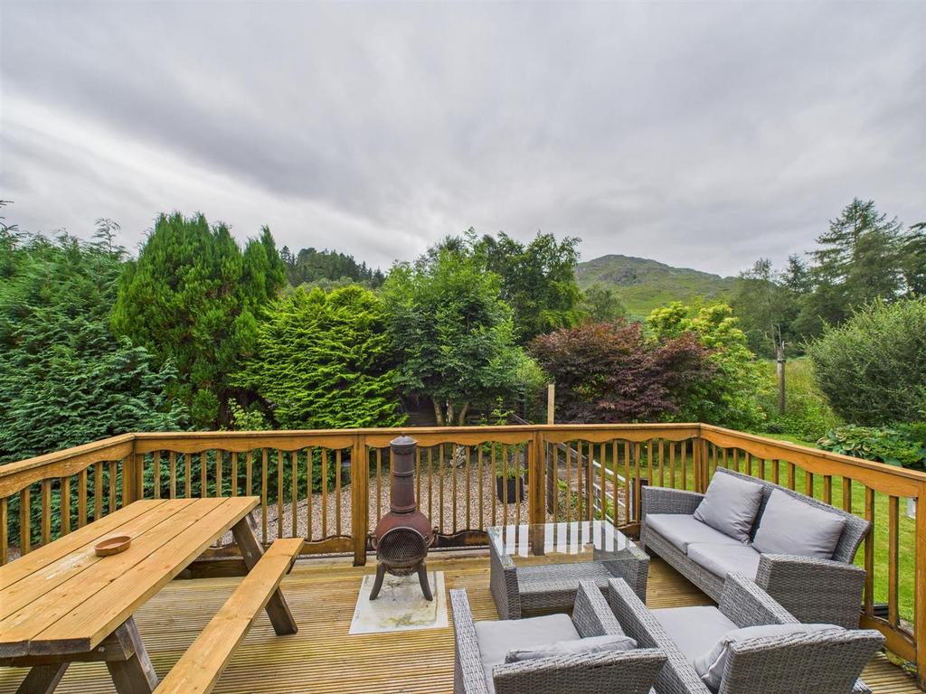 Decked terrace