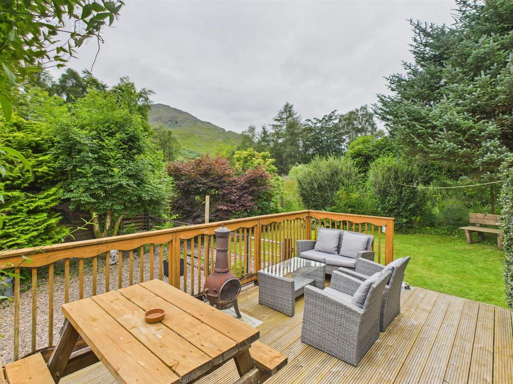 Decked terrace