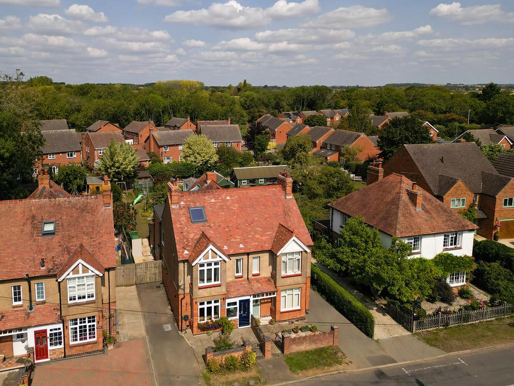 Front aerial elevation