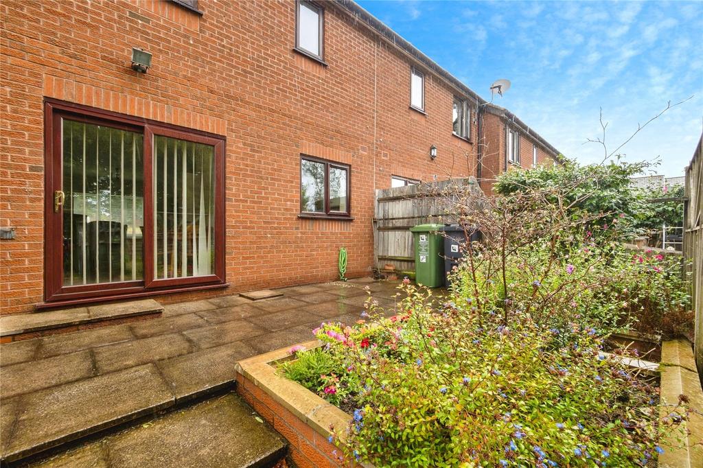 Rear of property