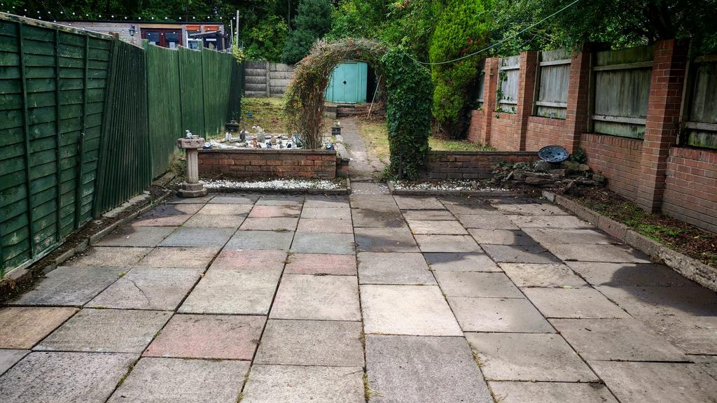 Rear patio