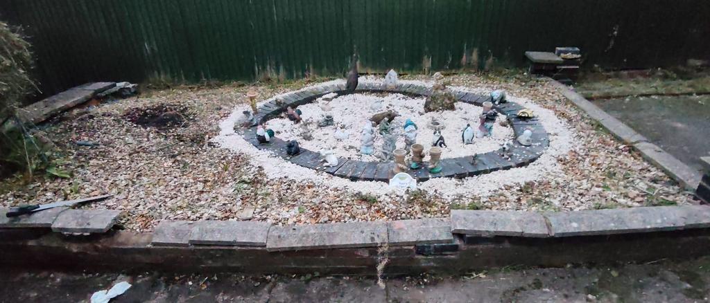 Feature in rear garden