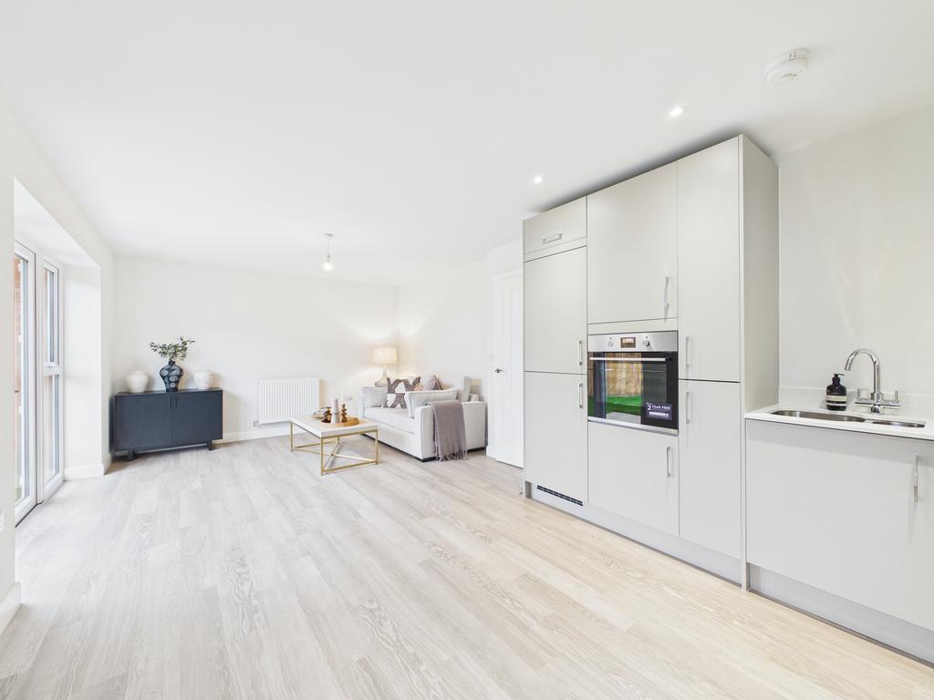 Kitchen and living area of Benson