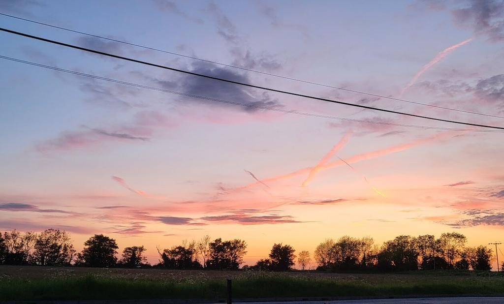 Front View Sunset