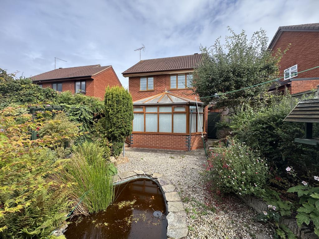 Rear of house