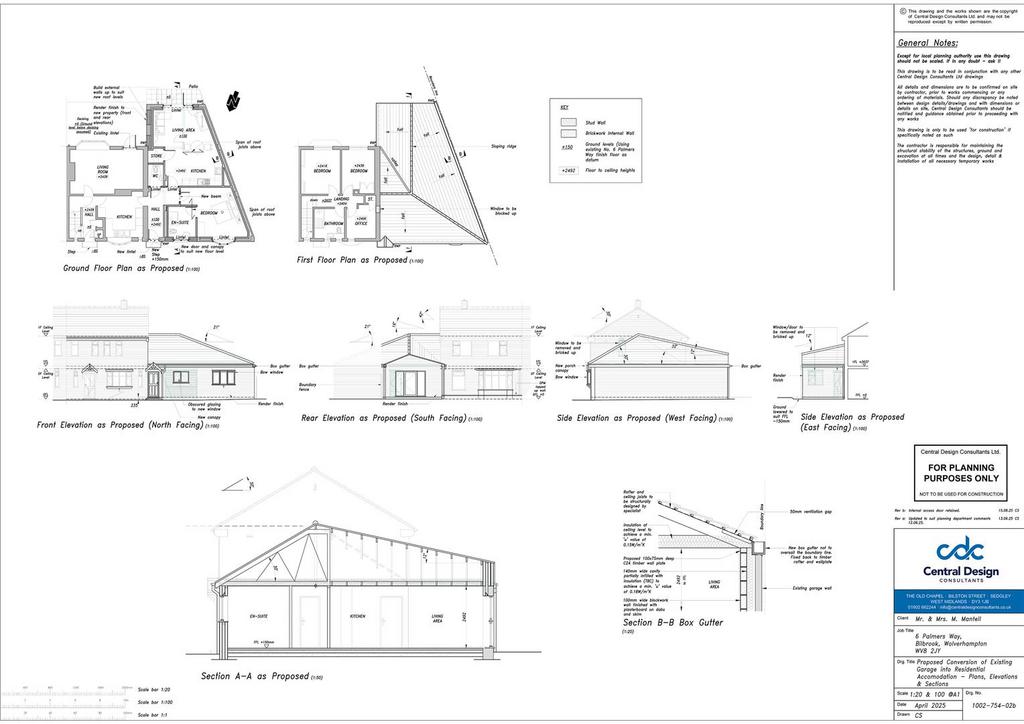 25 00488 fulhh proposed plans and elevations garag