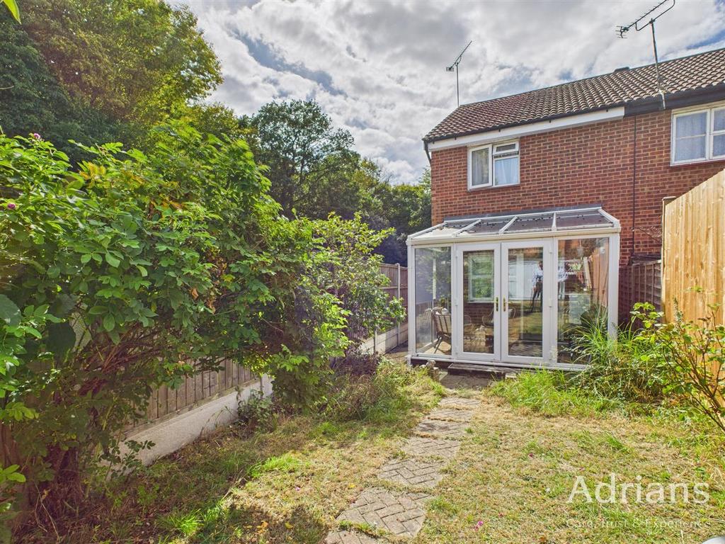 Rear of property